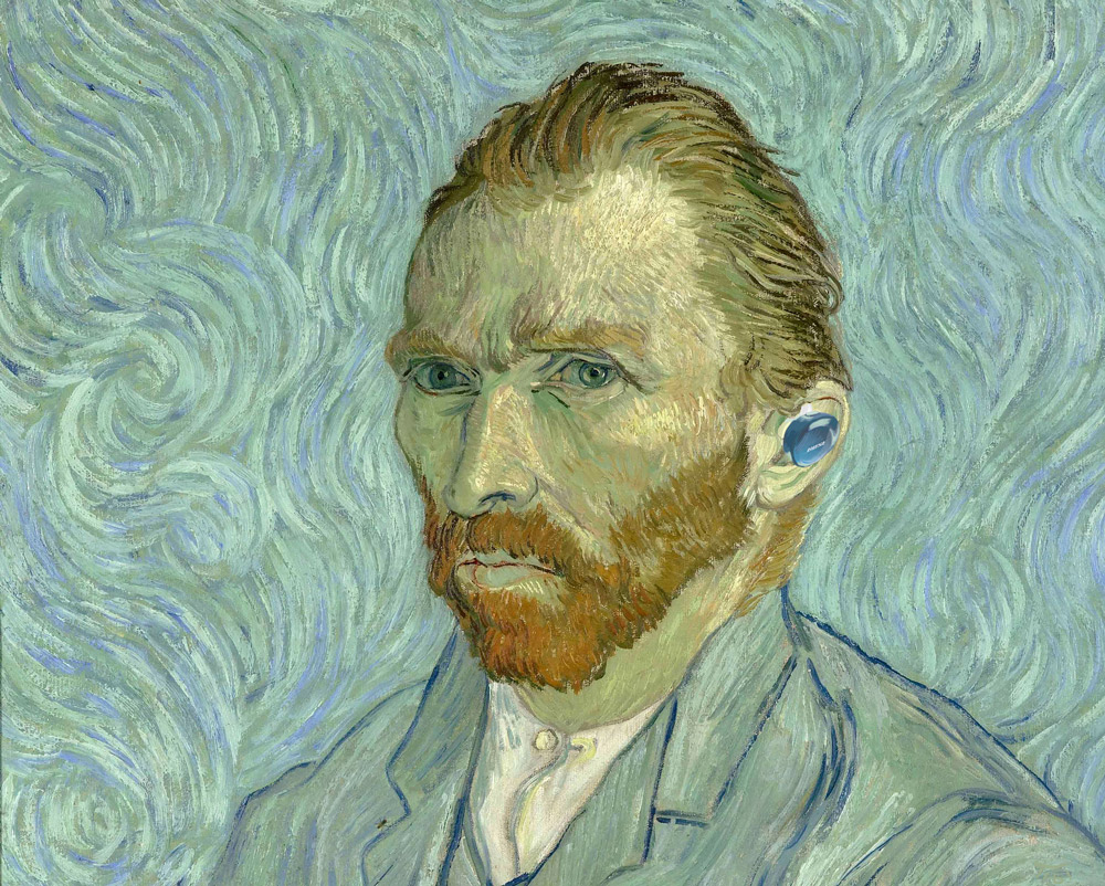 Van Gogh, Self Portrait with a Better Ear.