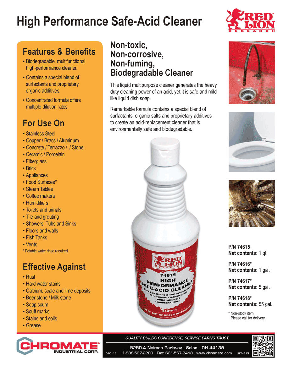 Safe Acid Cleaner